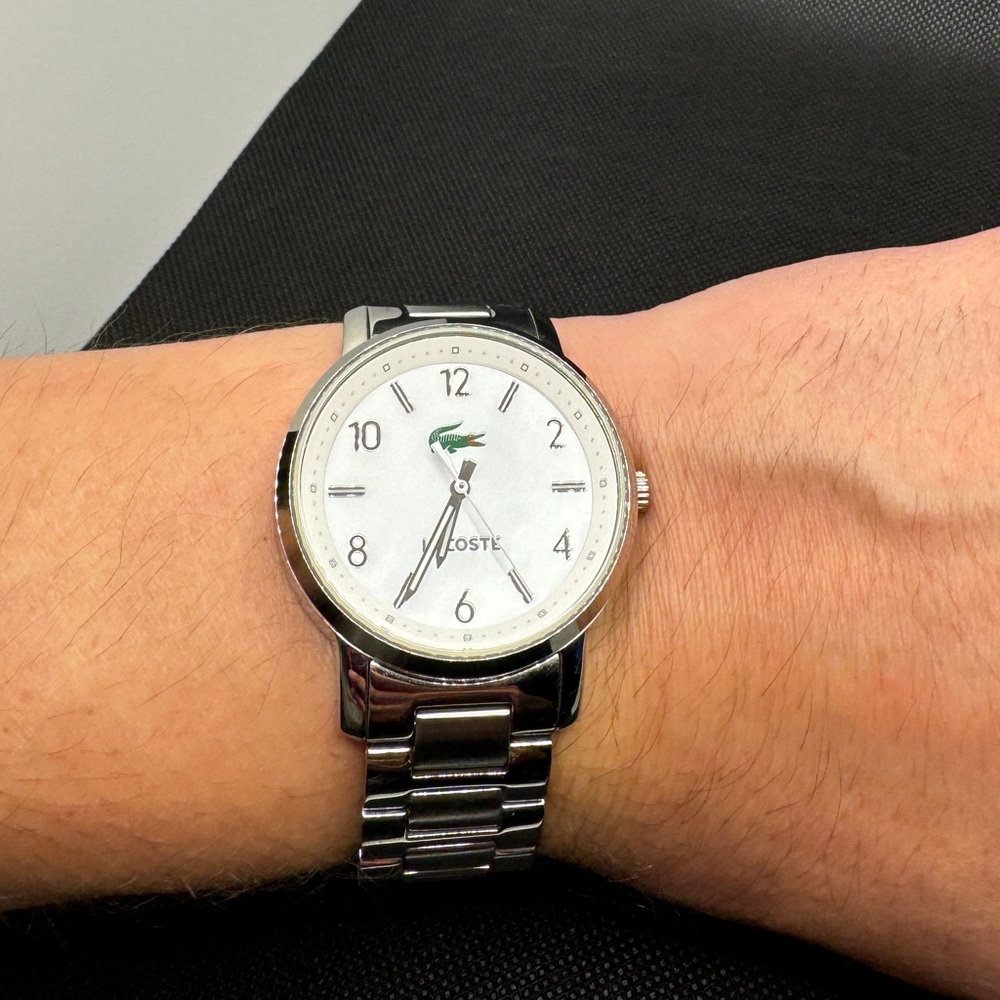 LACOSTE | mother of pearl dial watch